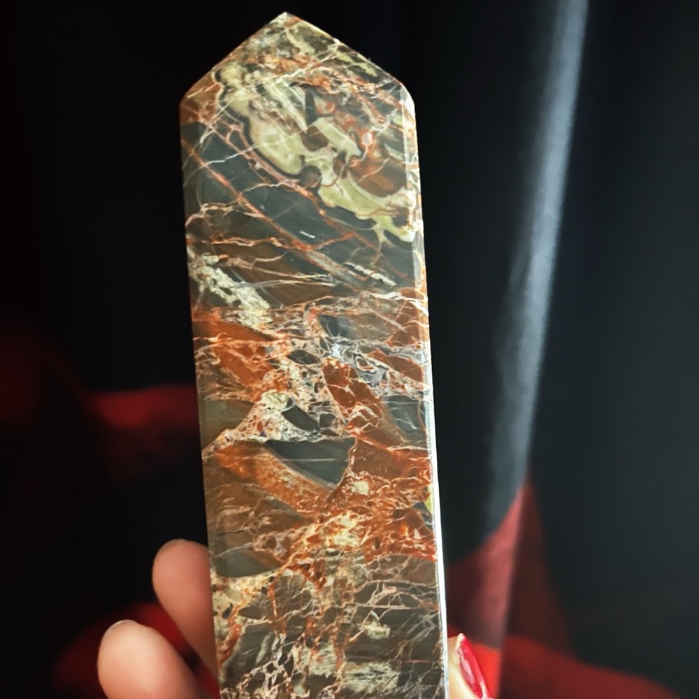 Money Agate Tower - 8 inches high